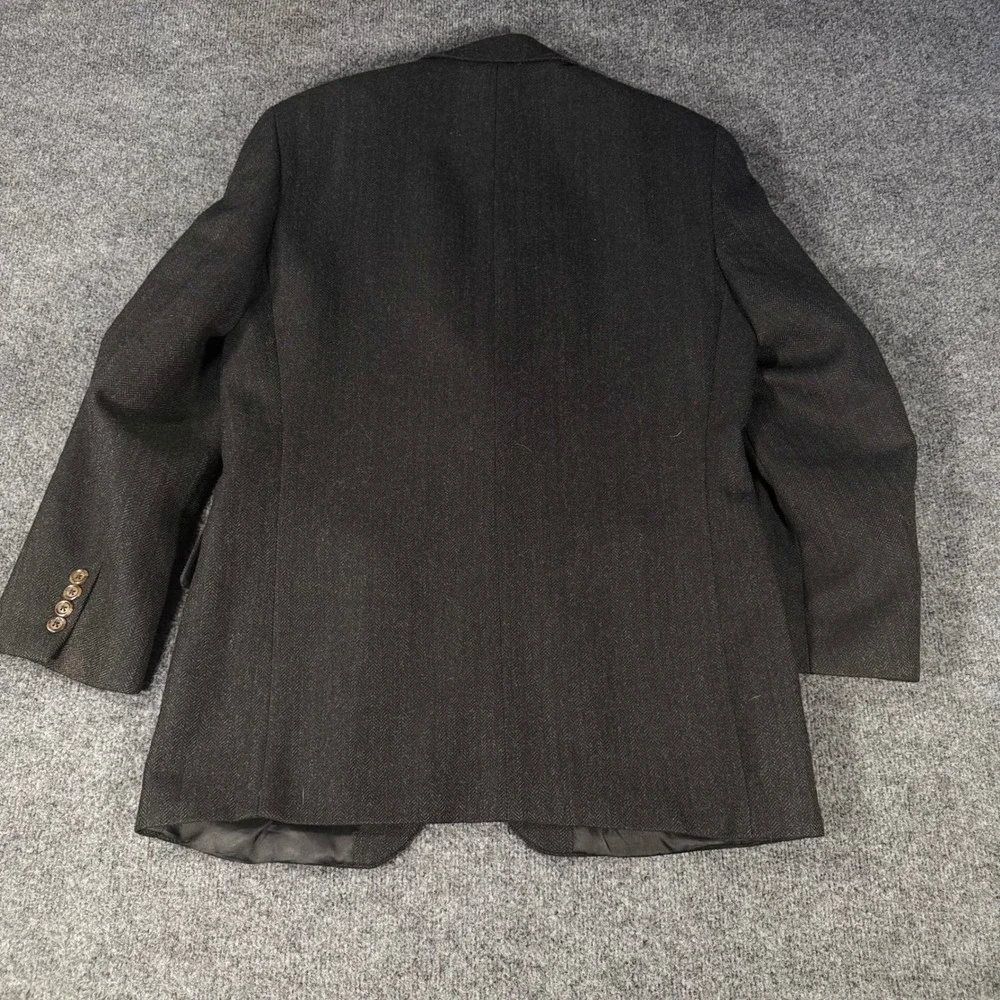 Ralph Ralph Lauren Blazer Herringbone Wool Sport Coat 39R Charcoal Gray Canada
